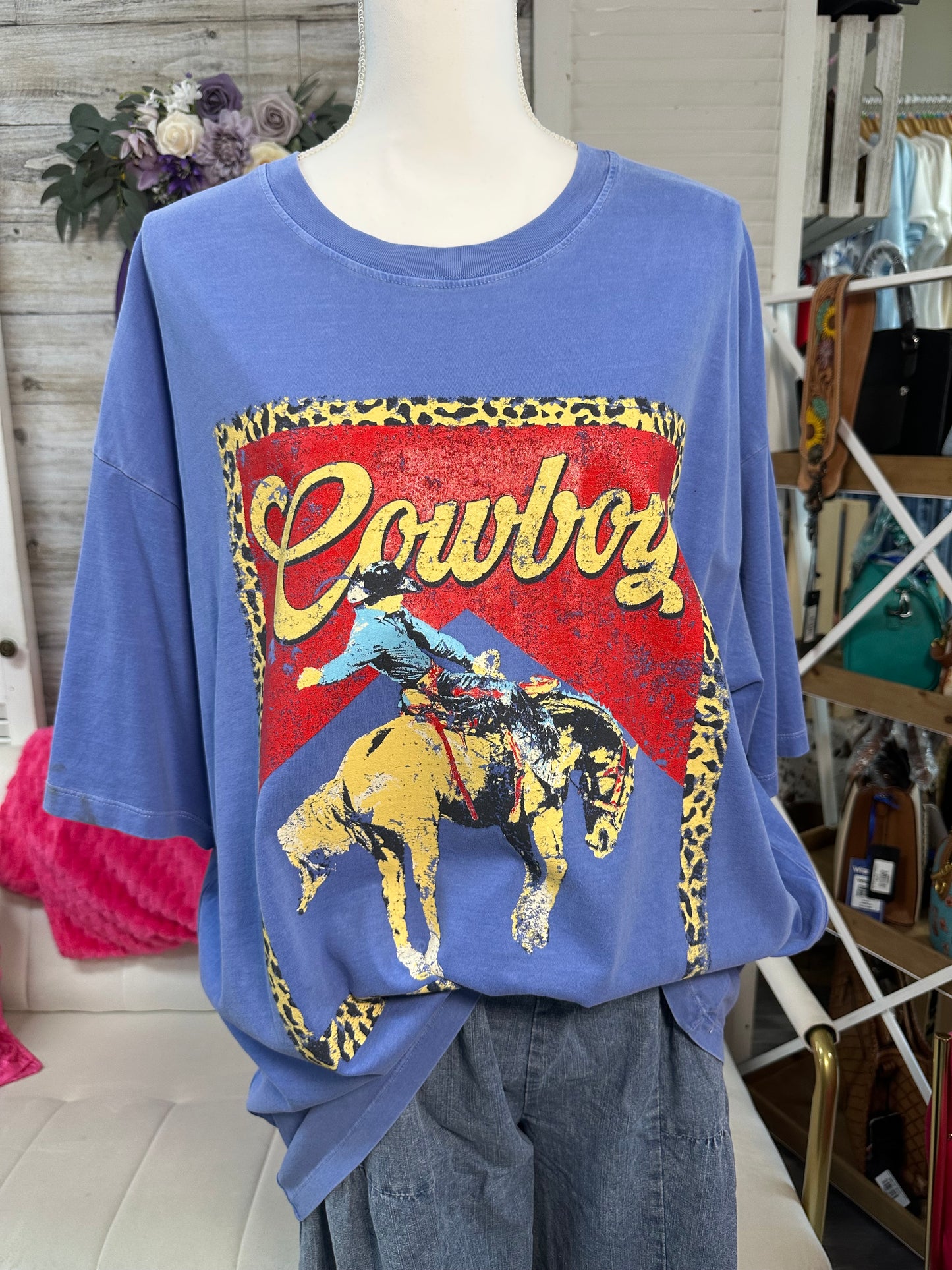 Western vintage leopard frame Zutter