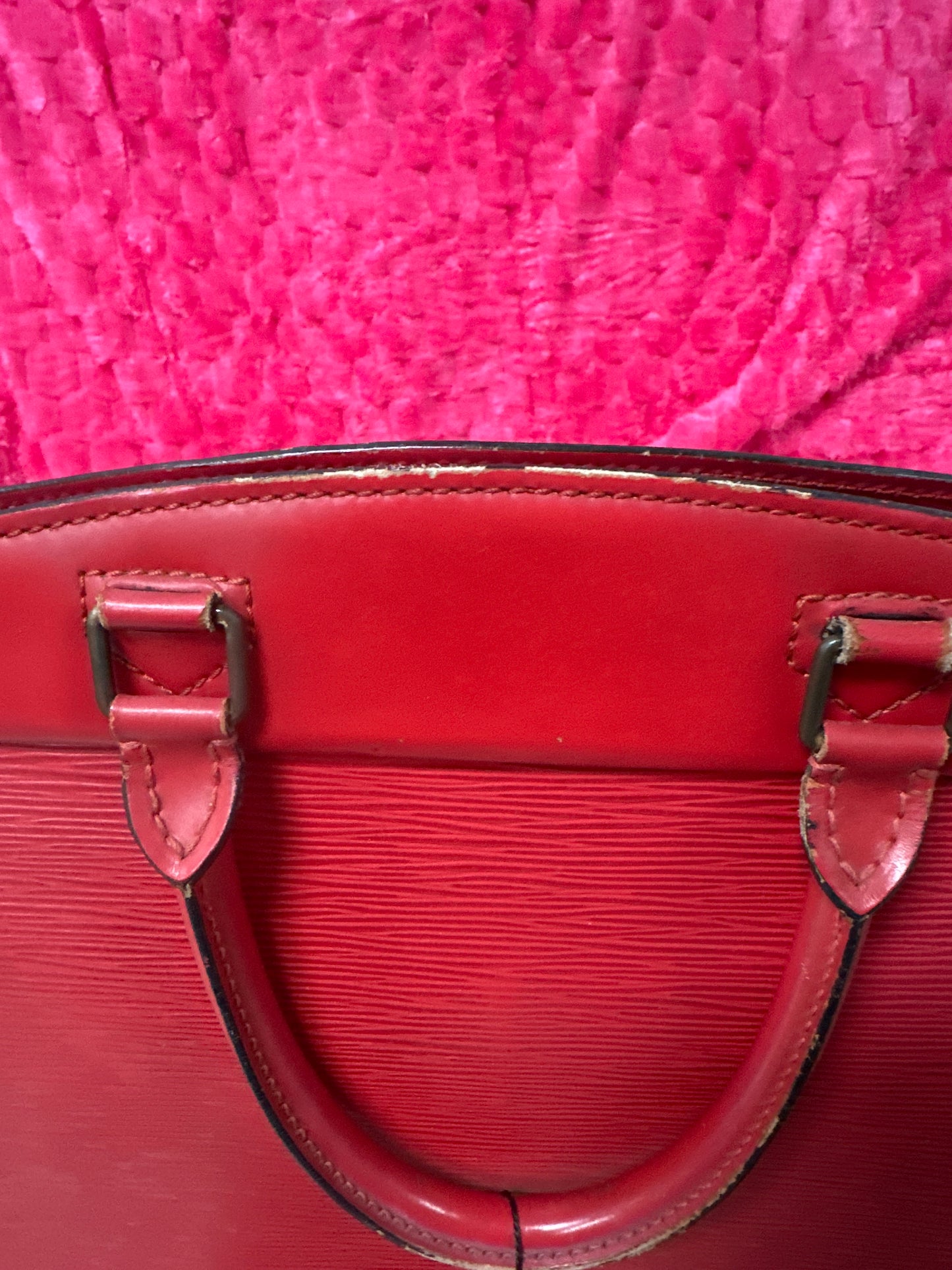LV red rivera epi preloved #129