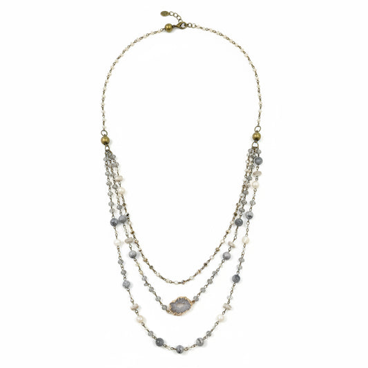 Florence Necklace Grey