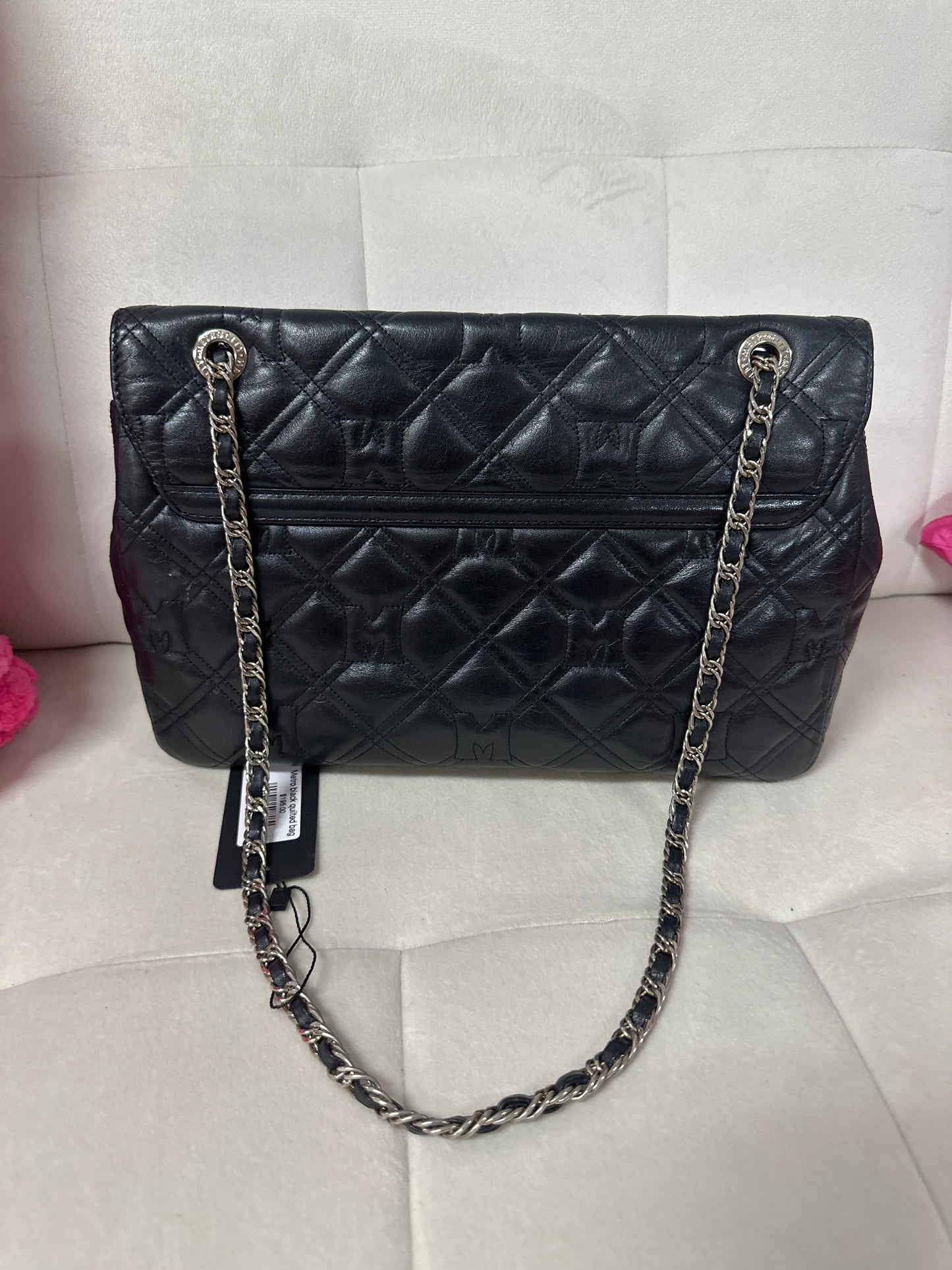Pre loved Metro black quilted bag #14