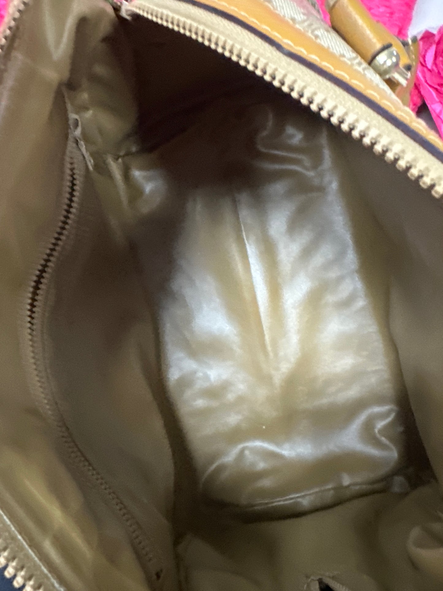 Pre-loved Celine Macadam Boston Bag #195