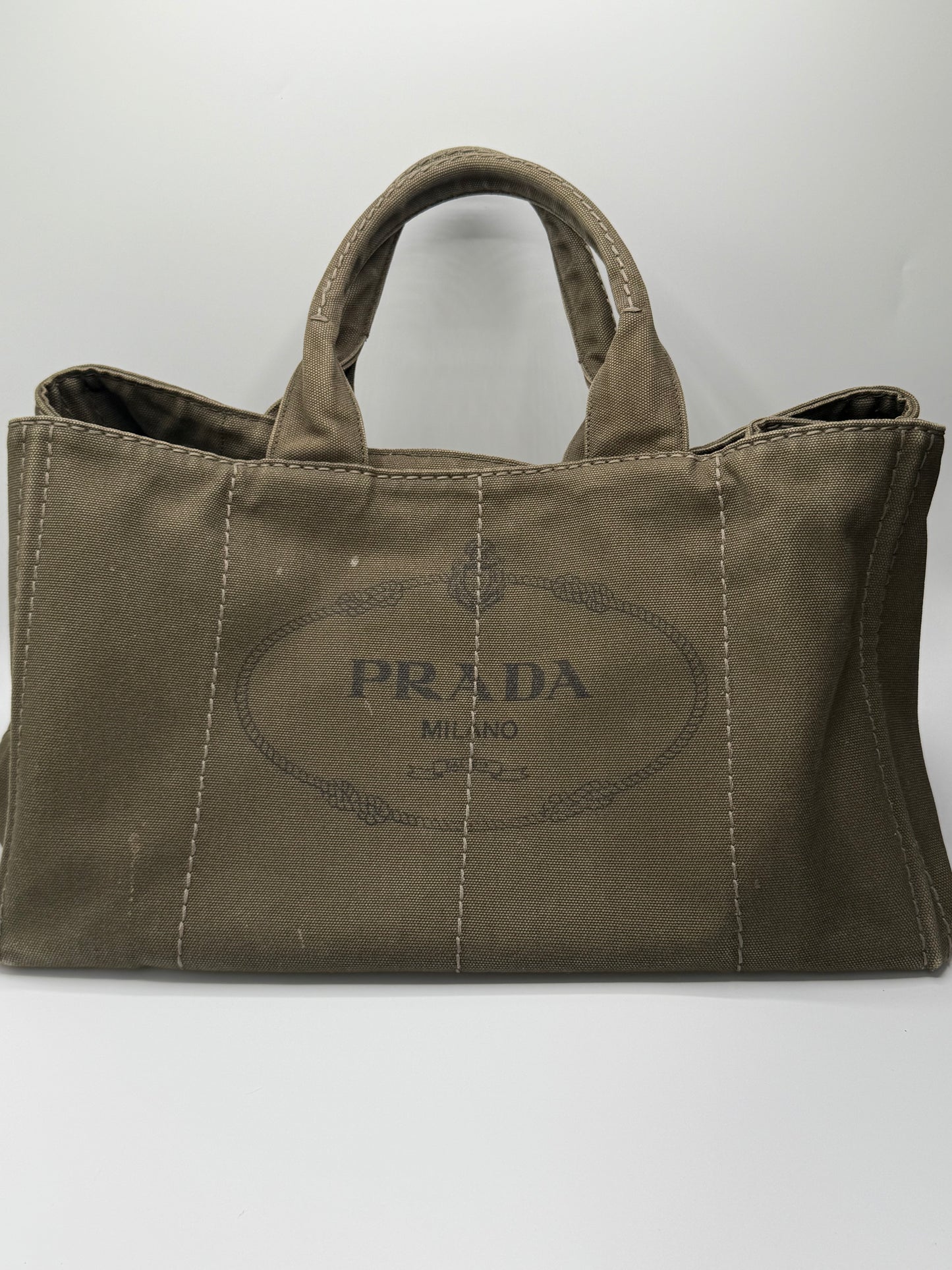 Pre-loved Prada Canapa Large Tote #172