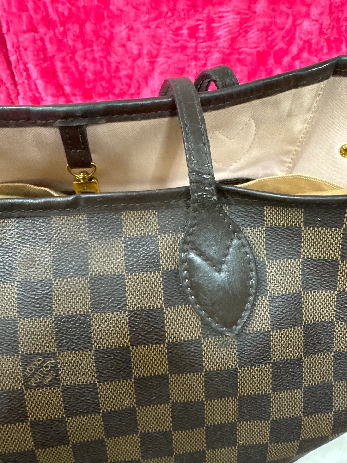 LV Damier Neverfull preloved #143