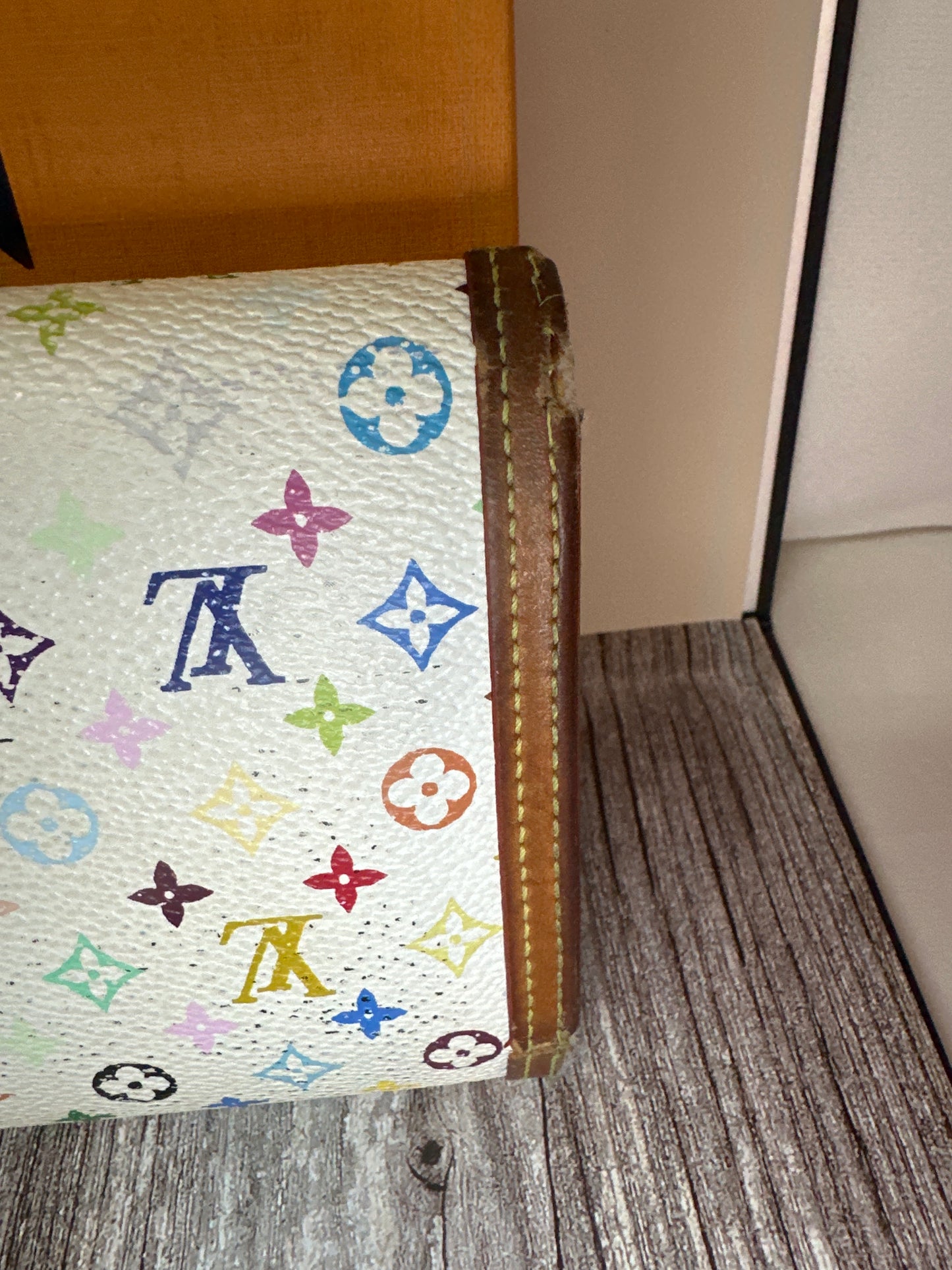 pre loved LV mutli color wallet #37