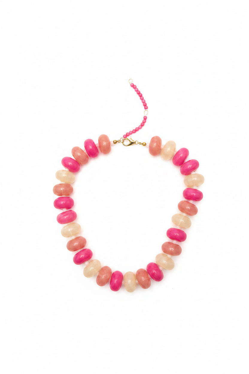Chunky Pink Necklace
