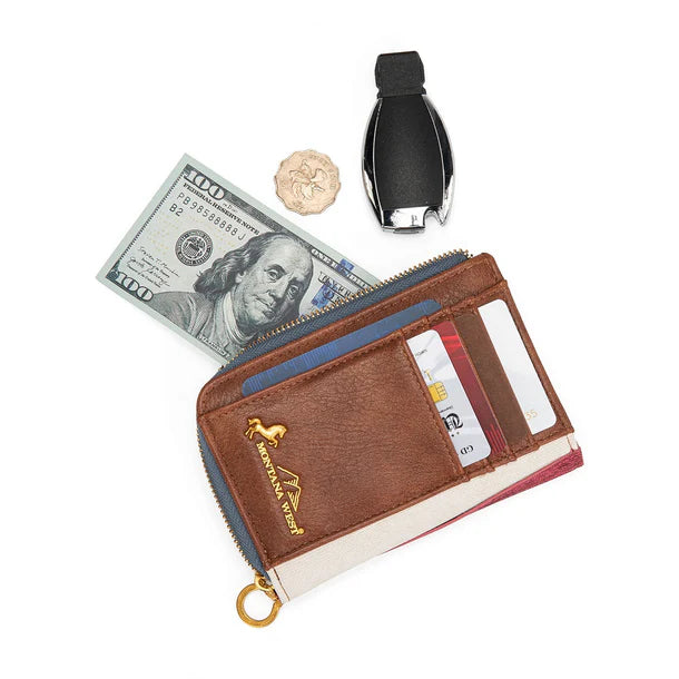 MW American Flag RFID Zip Around Wallet 250th edition