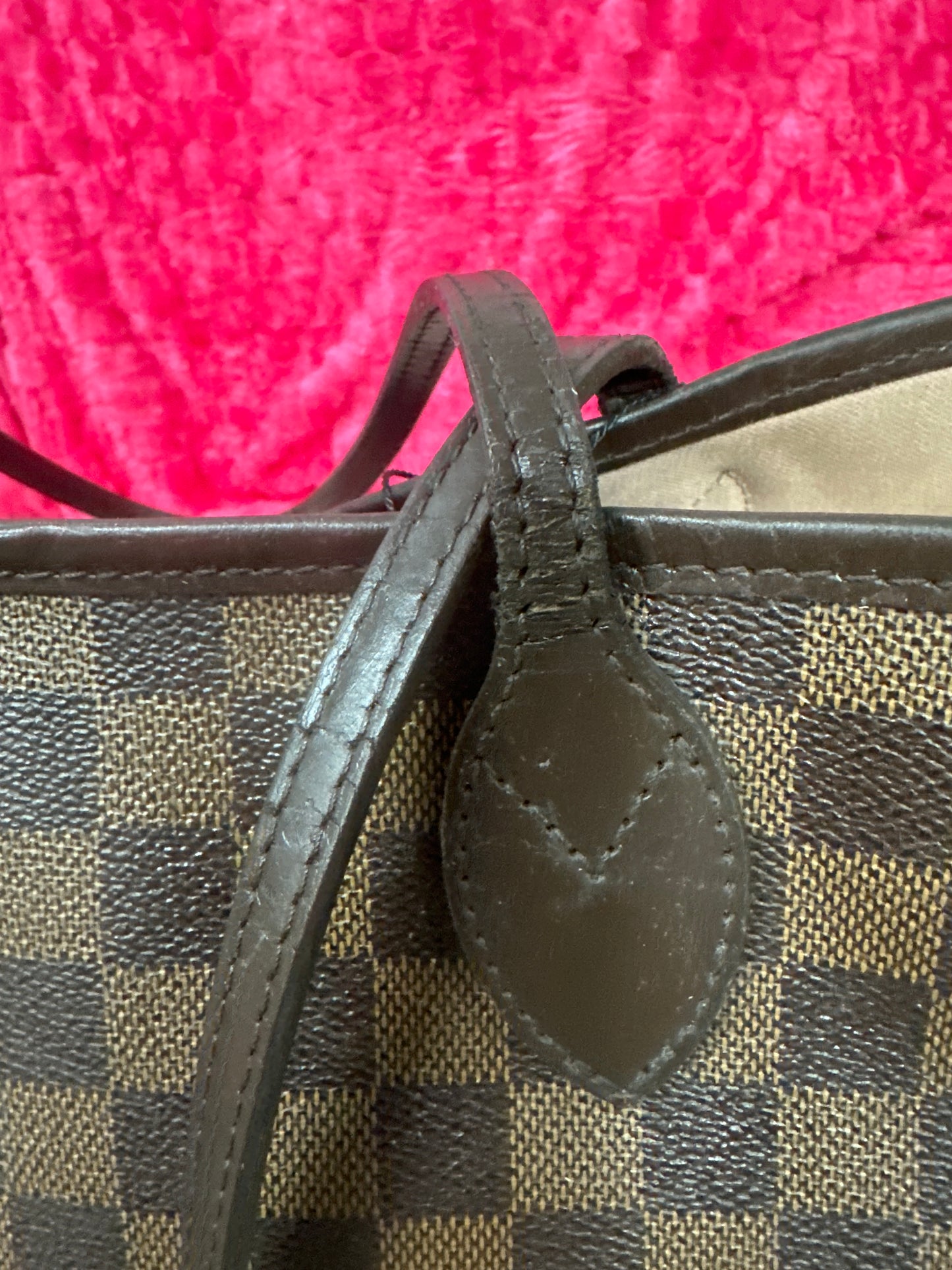 LV Damier Neverfull preloved #143