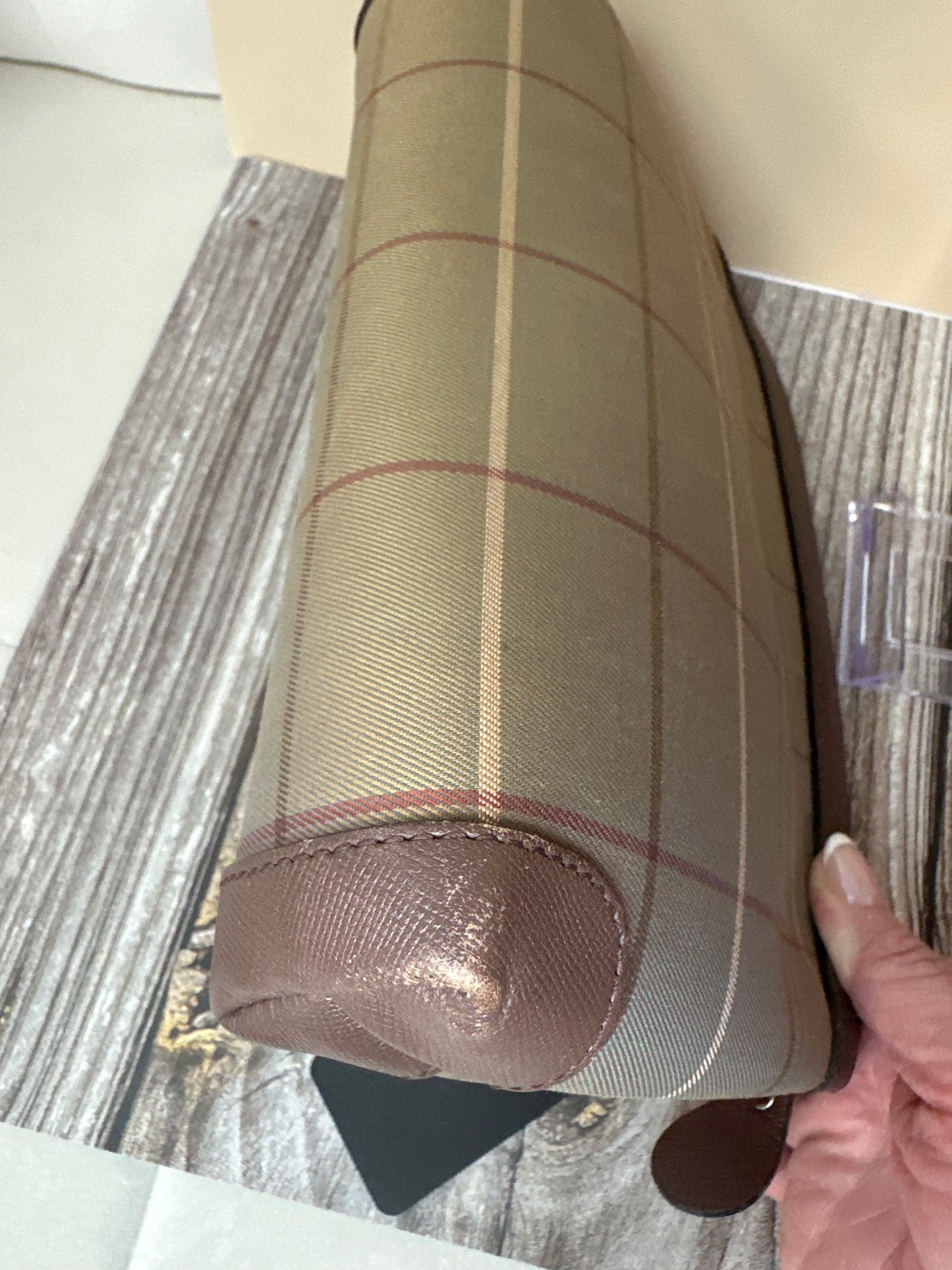 pre loved Burberry vintage pouch #11