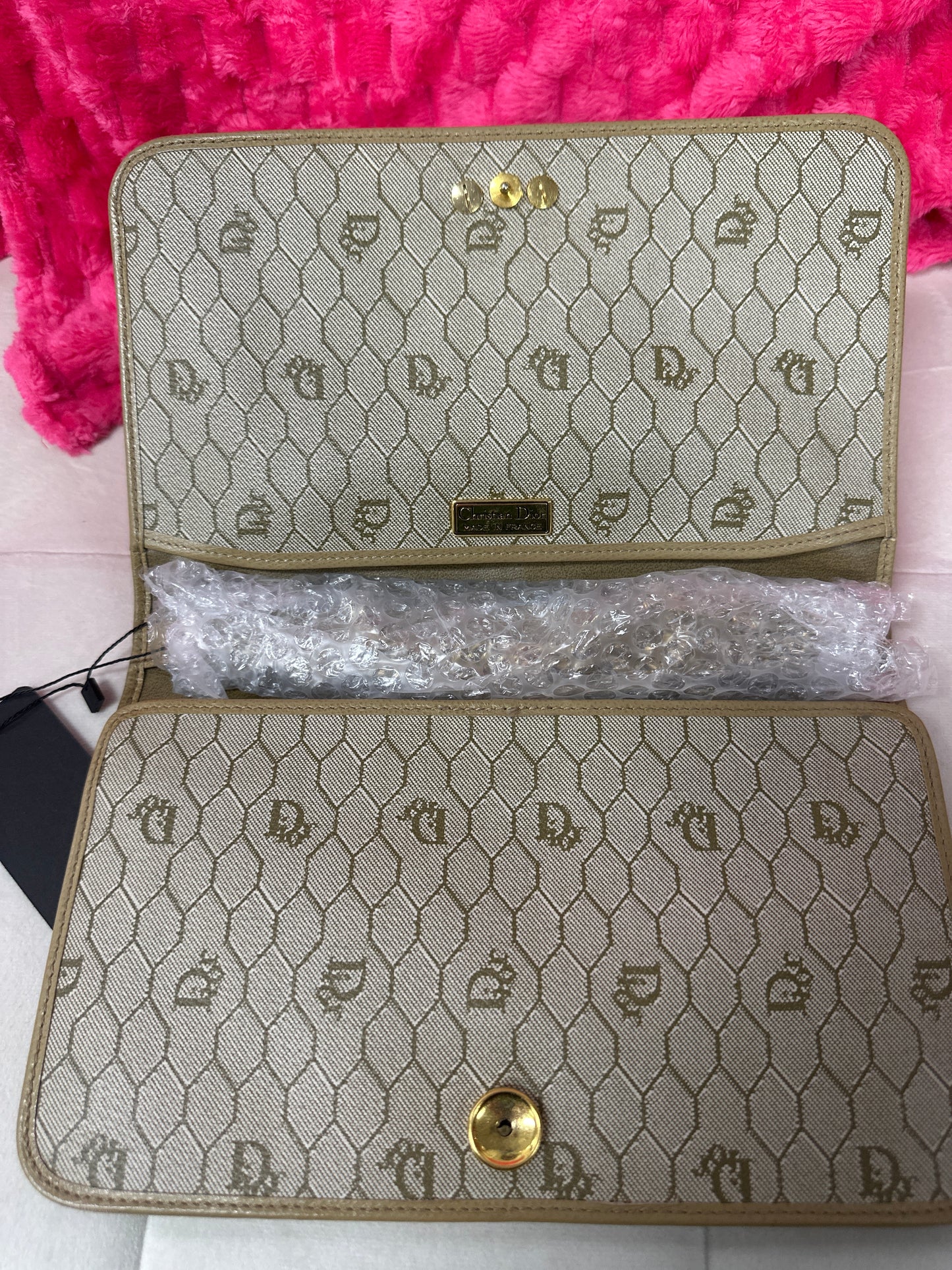 pre loved Dior Vintage clutch on chain #64