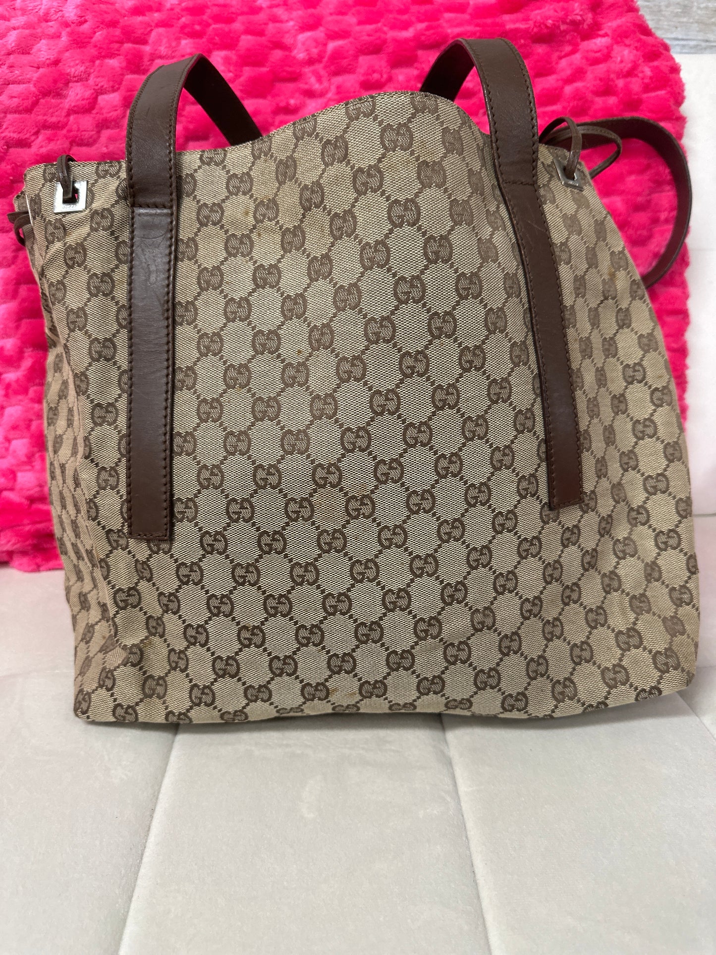 Gucci Large Tote Bag Preloved #154 (spots)