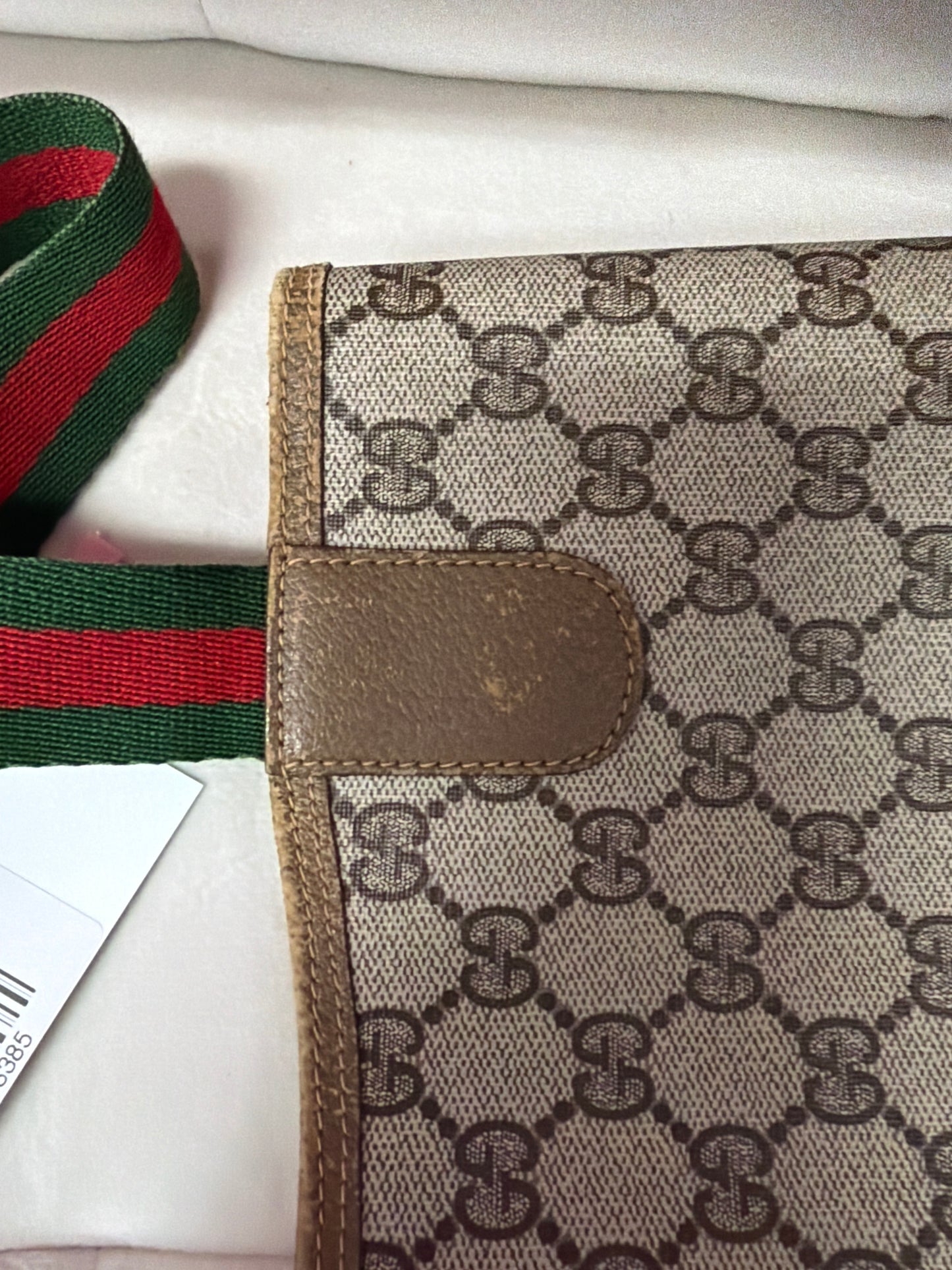 Pre Loved Vintage Gucci Supreme Sherryline Tote #214