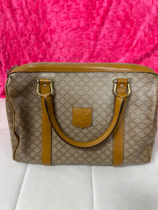 Pre-loved Celine Macadam Boston Bag #195