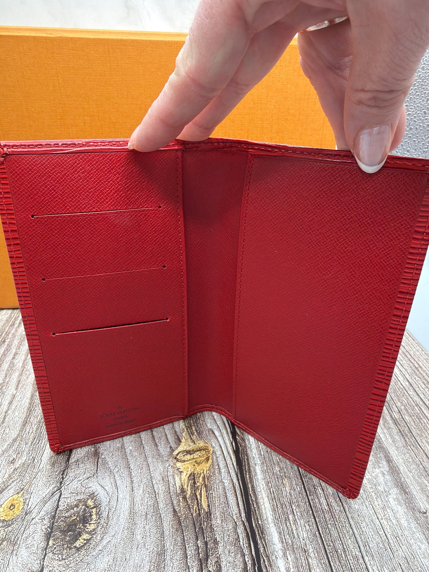 Pre-loved Red Epi Wallet #171