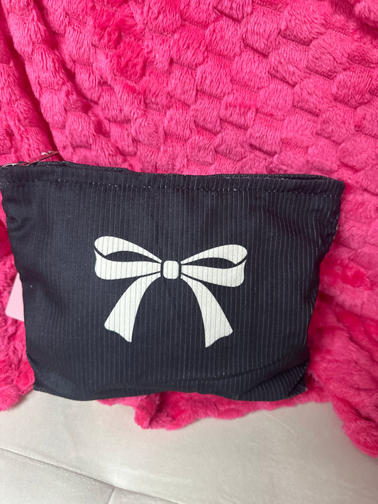 Bowknot makeup clutch bag zenana