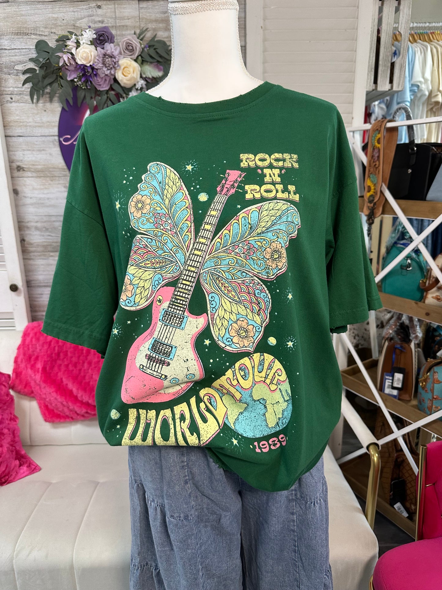 Rock and Roll butterfly oversized Zutter