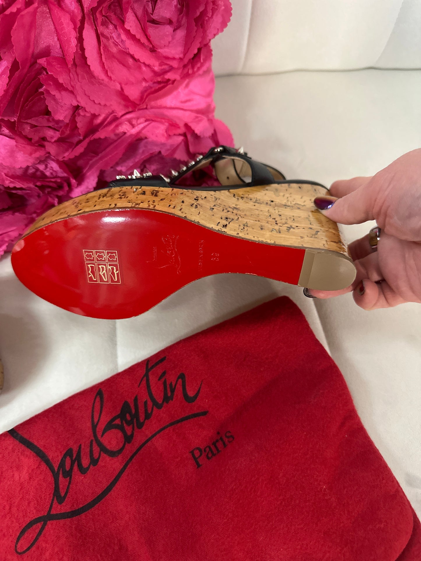 Christian Louboutin Spike 120 wedge