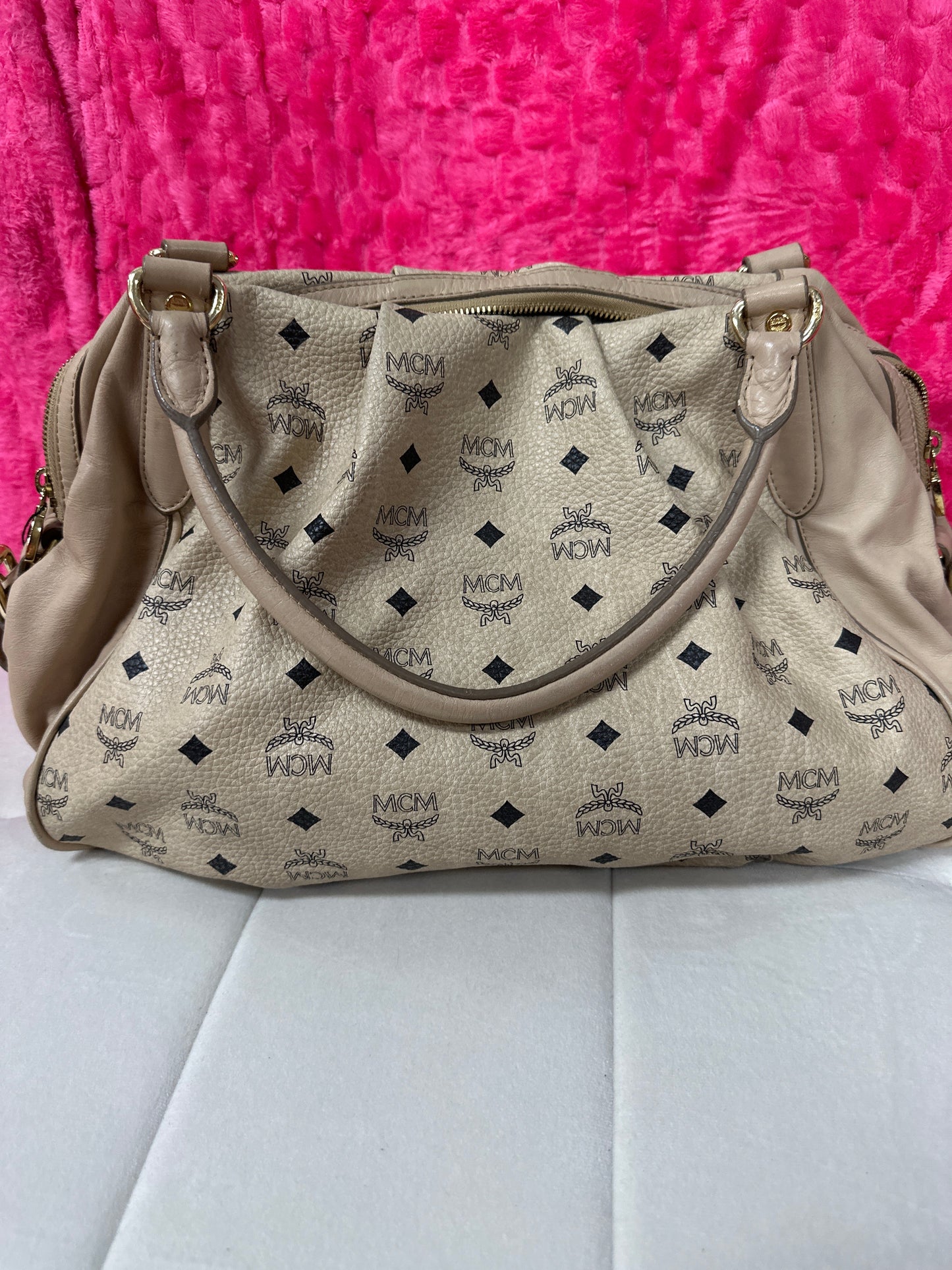 MCM beige bag #102