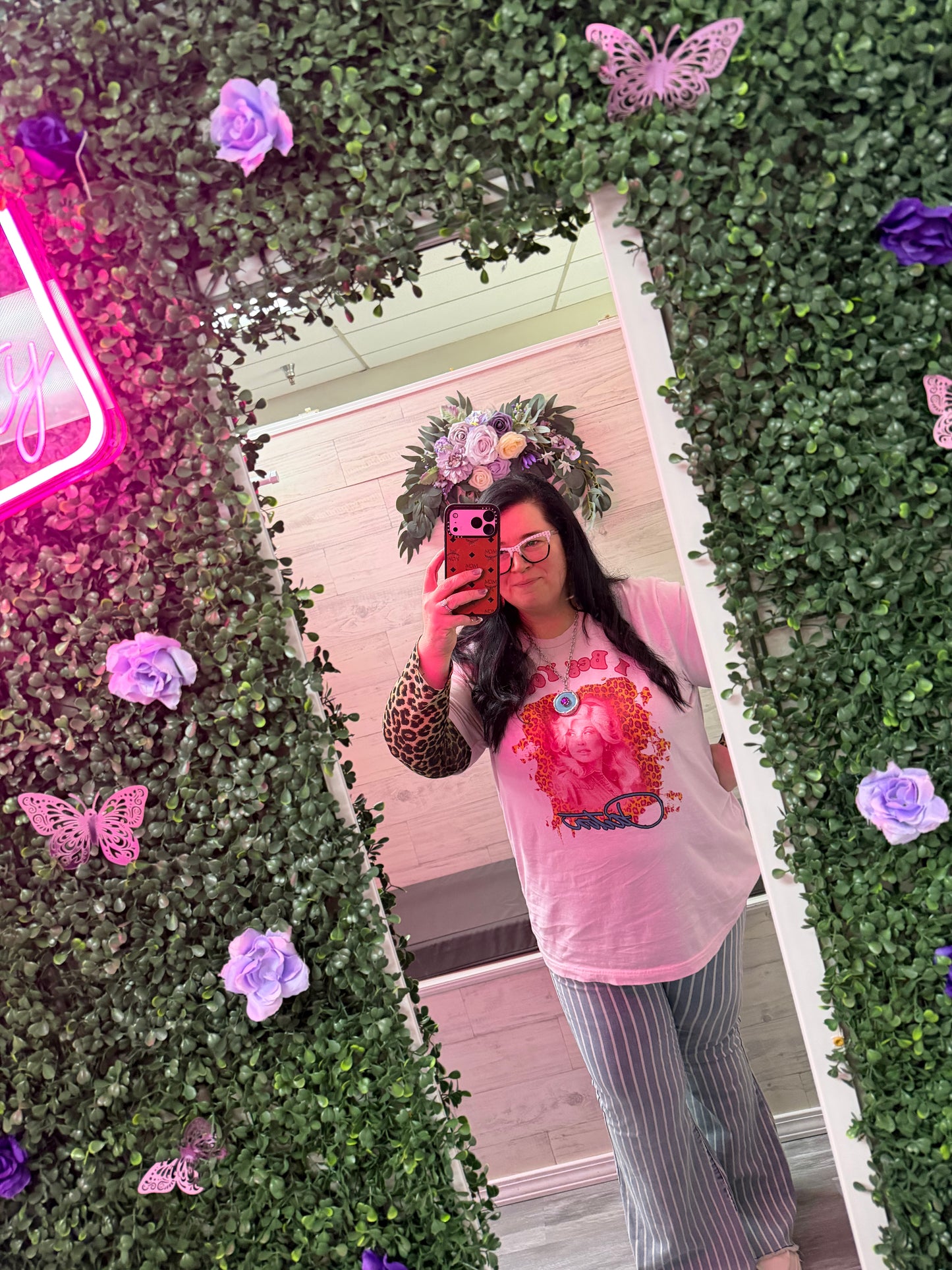 Pink Beg Your Parton Graphic tee