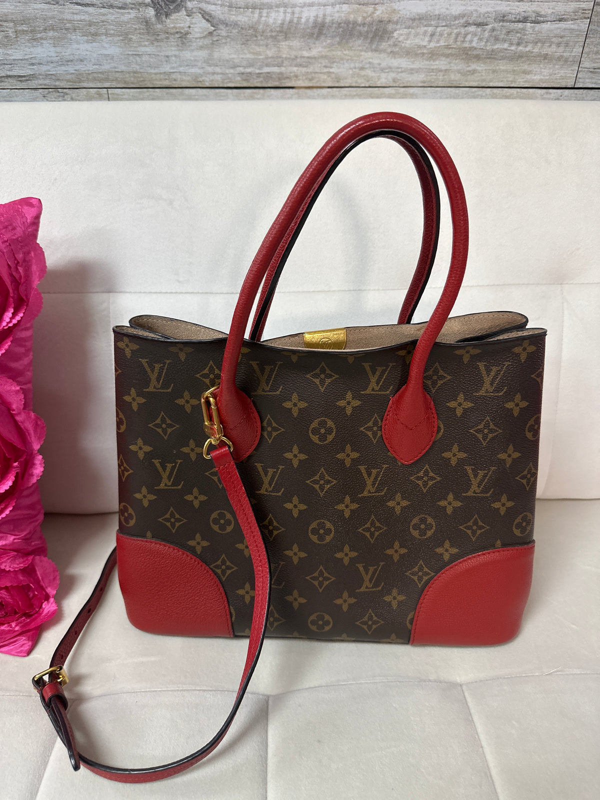 LV Flandrin tote with crossbody #02