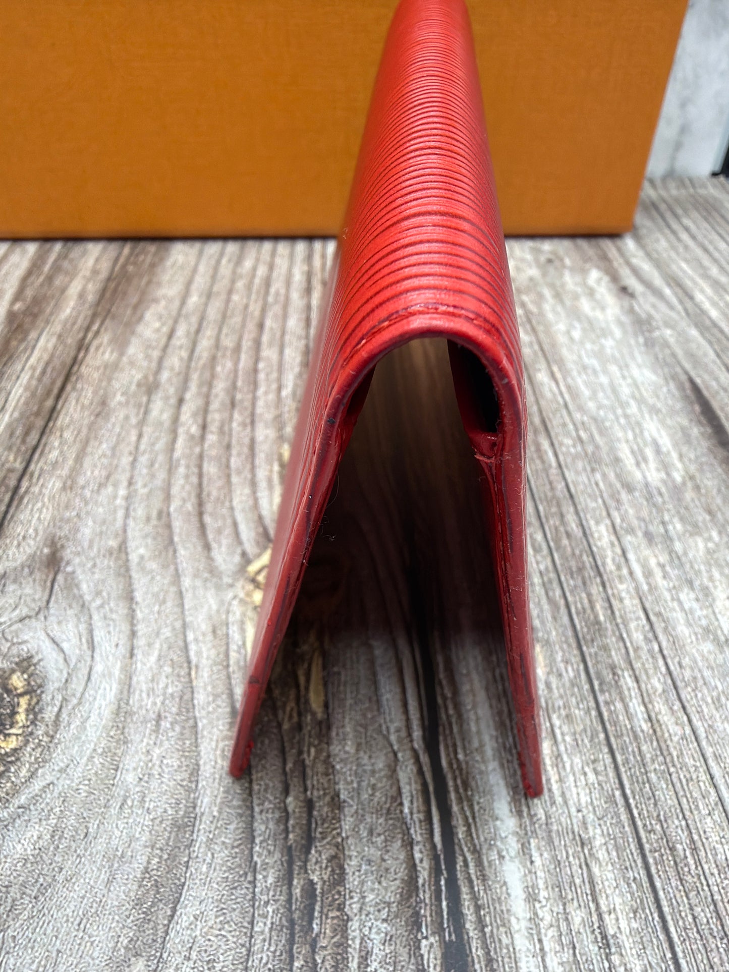 Pre-loved Red Epi Wallet #171