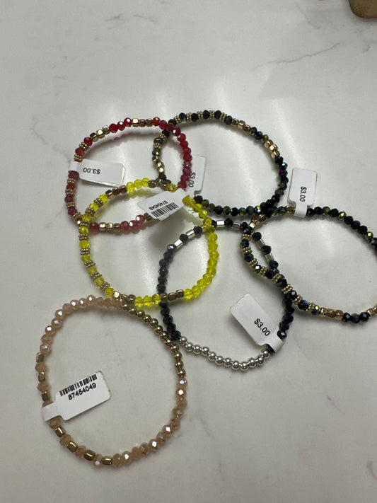 multi color beaded bracelets