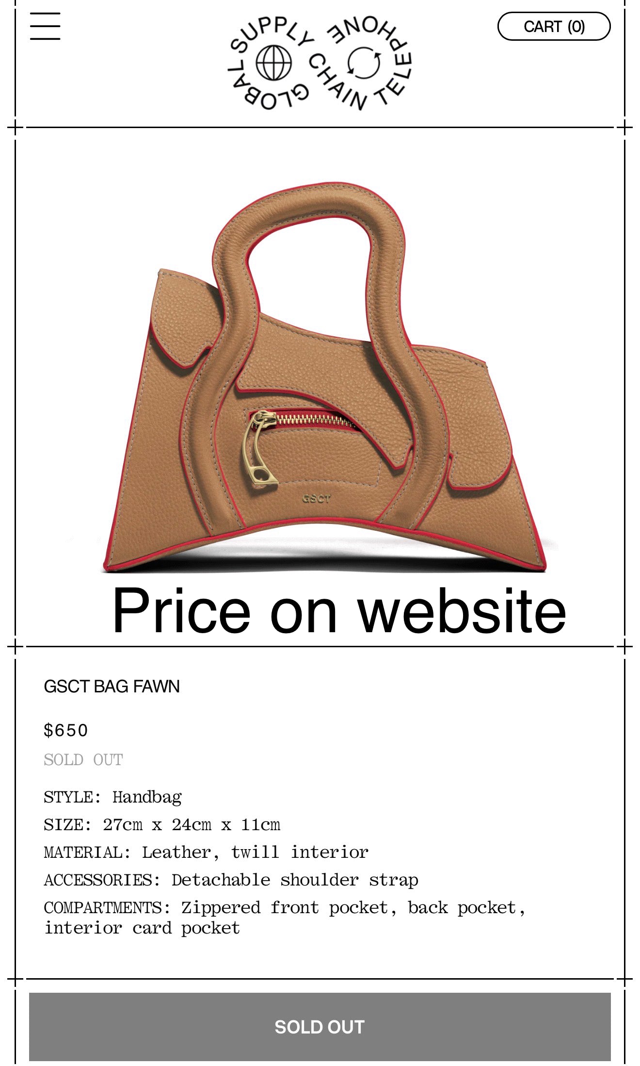 Global Supply Chain Bag