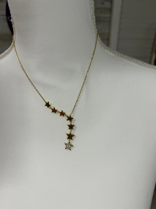 18K Non Tarnish star necklace MIA