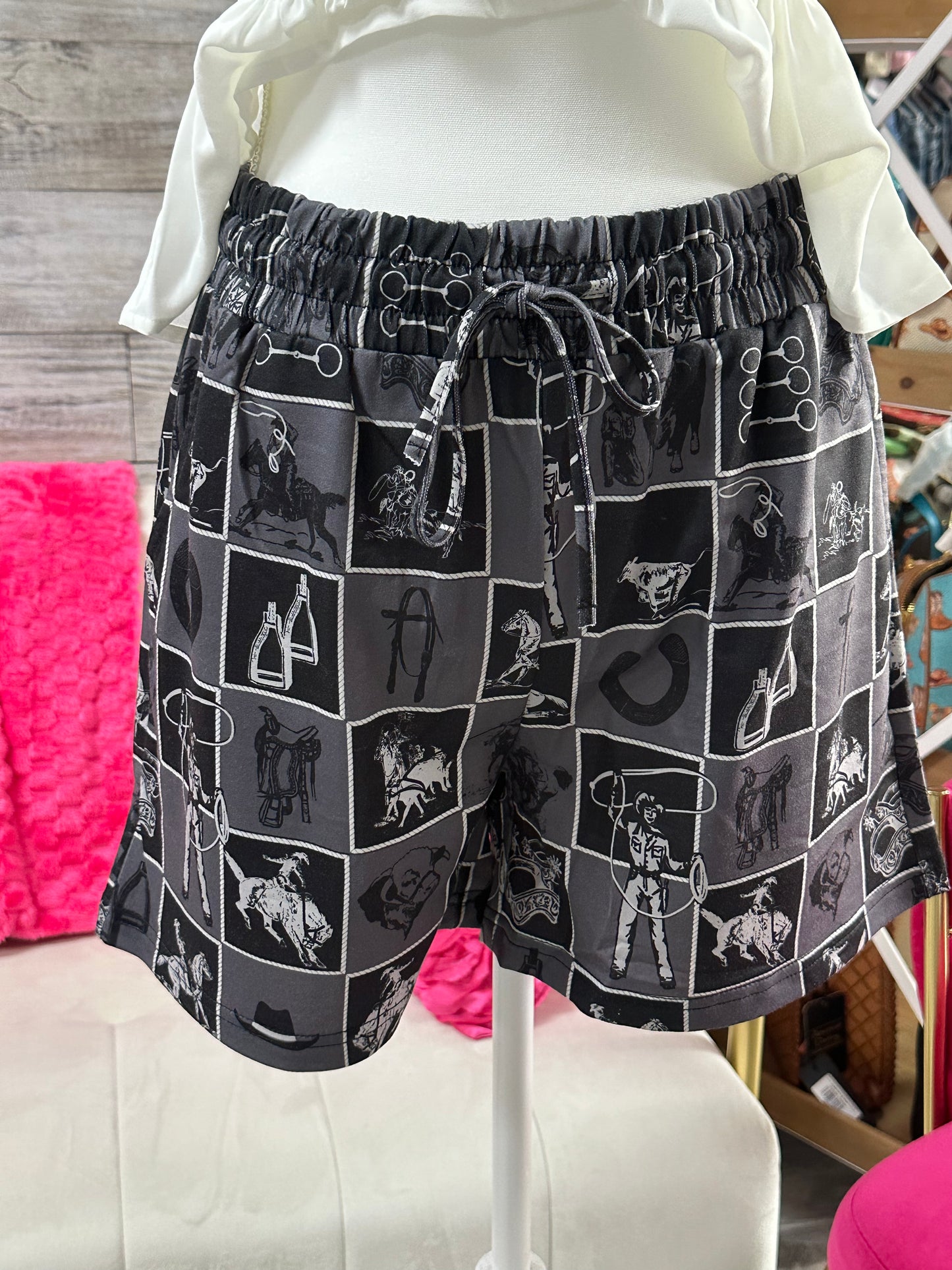 Check it Cowpoke shorts