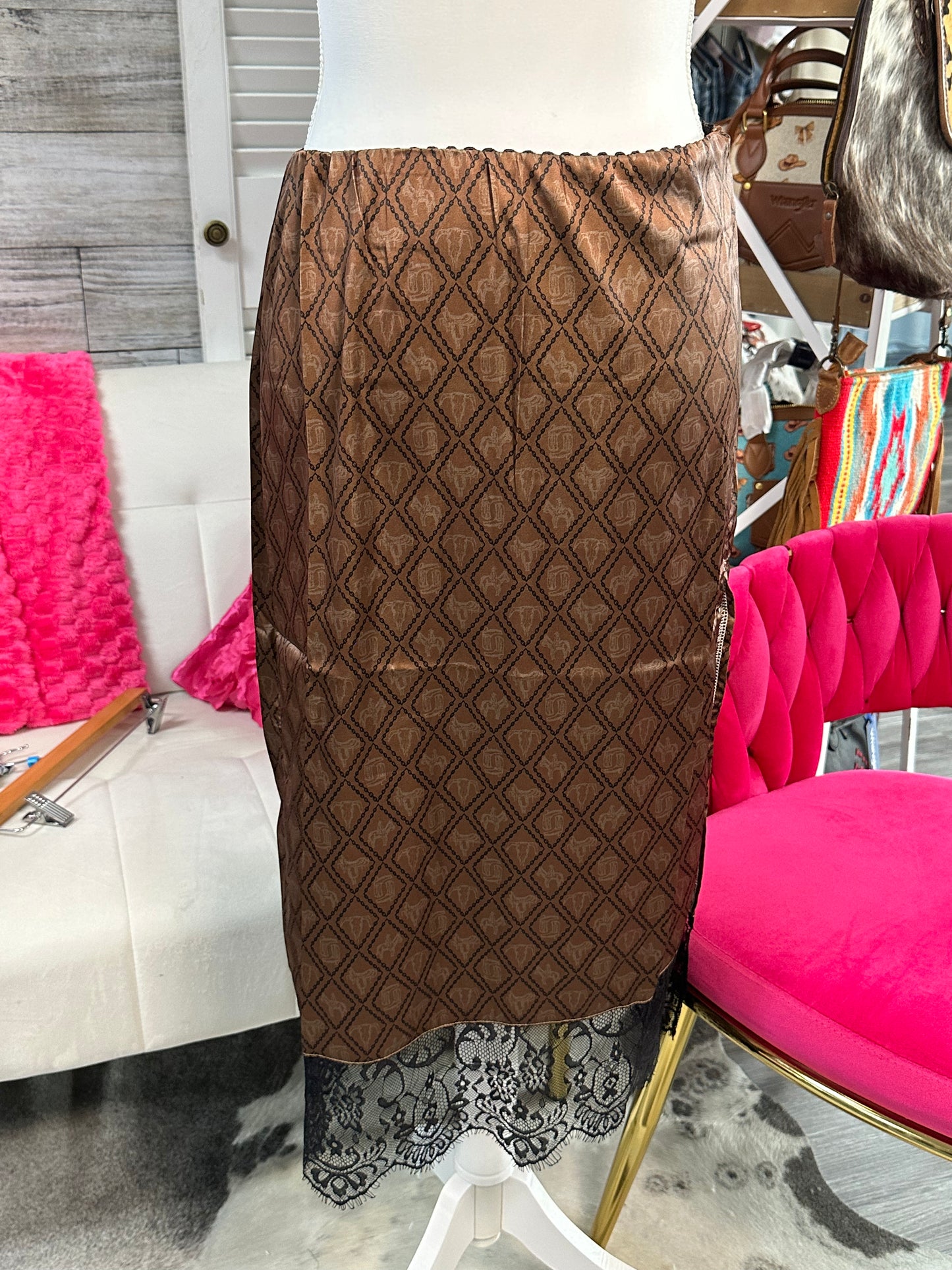 Bandera skirt chocolate
