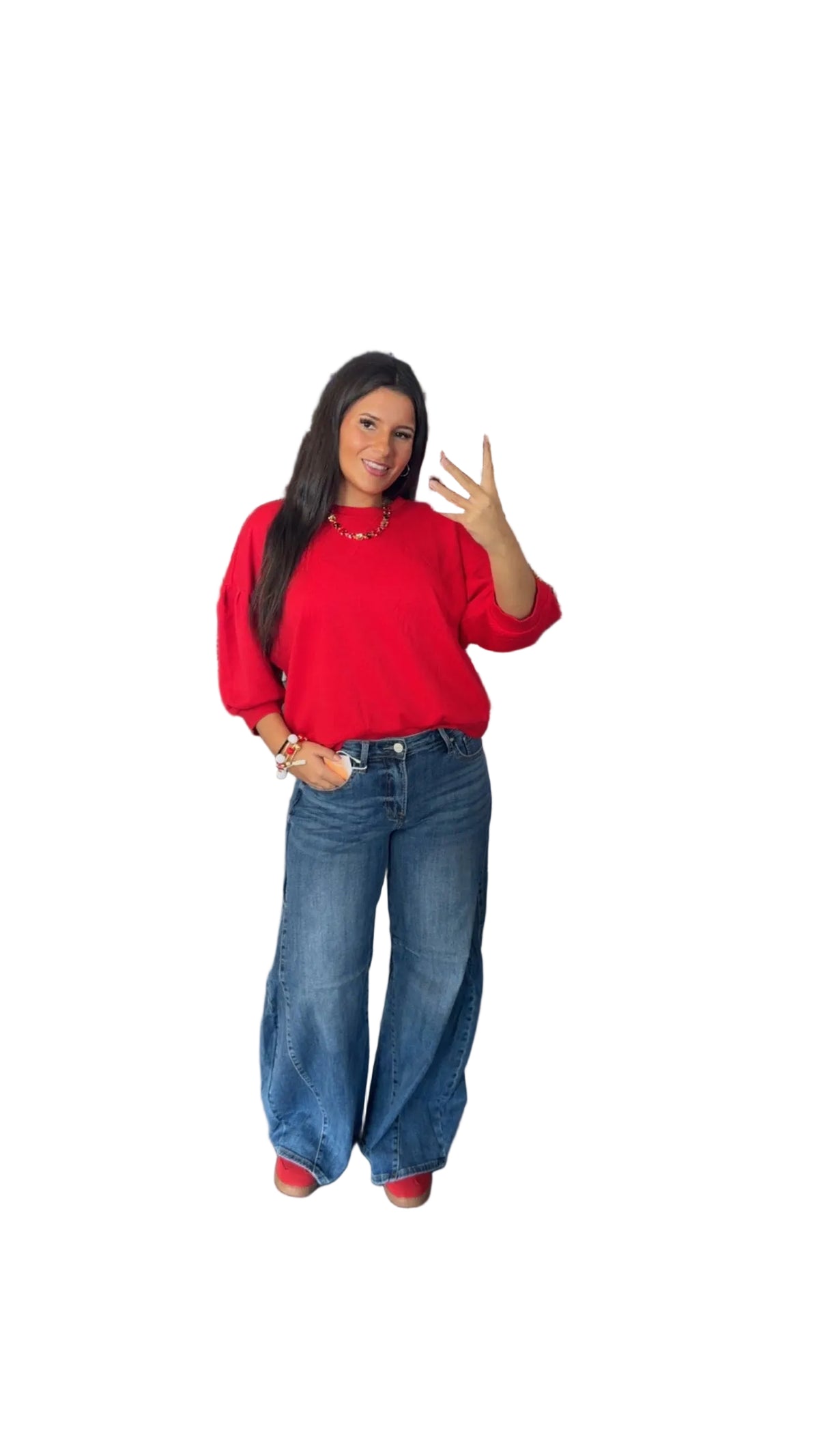 Scuba Dolman Sleeve Pullover