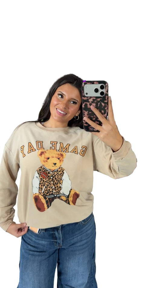 Benny the Bear Game Day Pullover