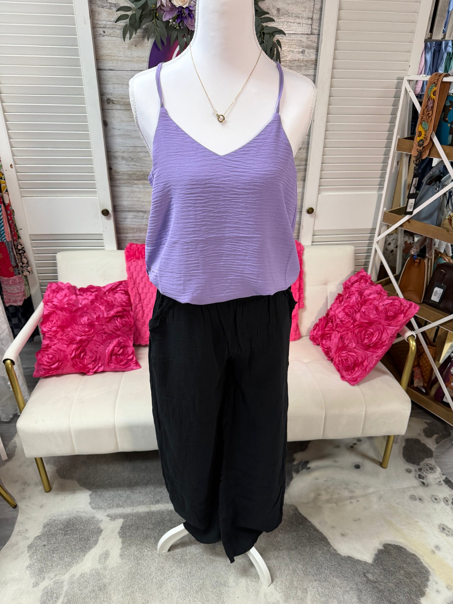 DOUBLE GAUZE LOUNGE PANTS