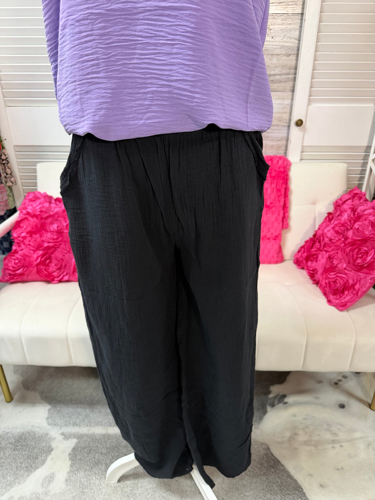 DOUBLE GAUZE LOUNGE PANTS