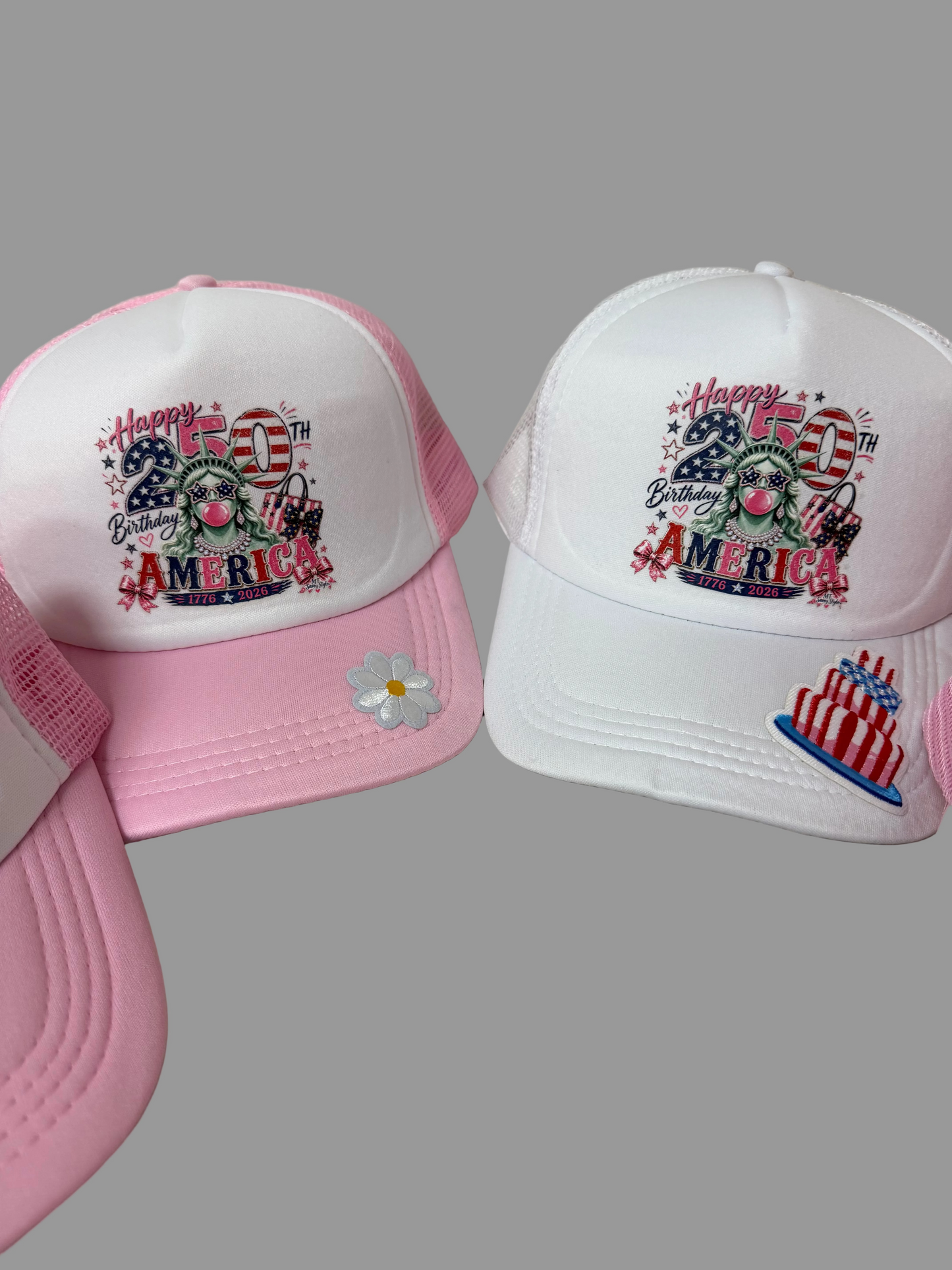 Custom 250th trucker hat