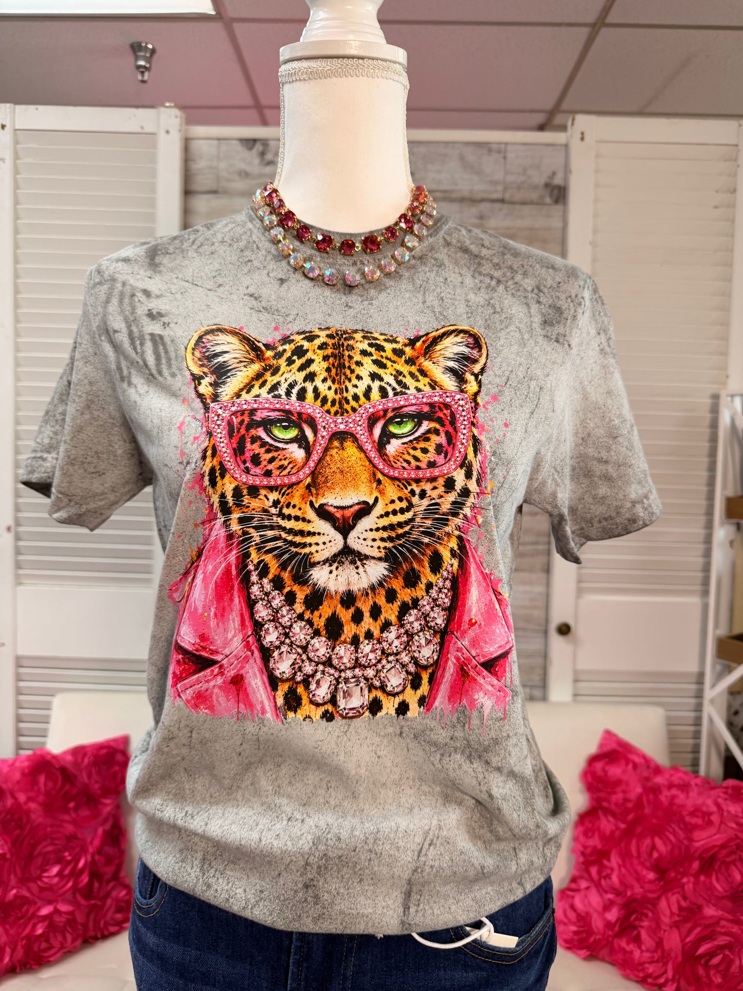 Glitz Glam Leopard on comfort colors