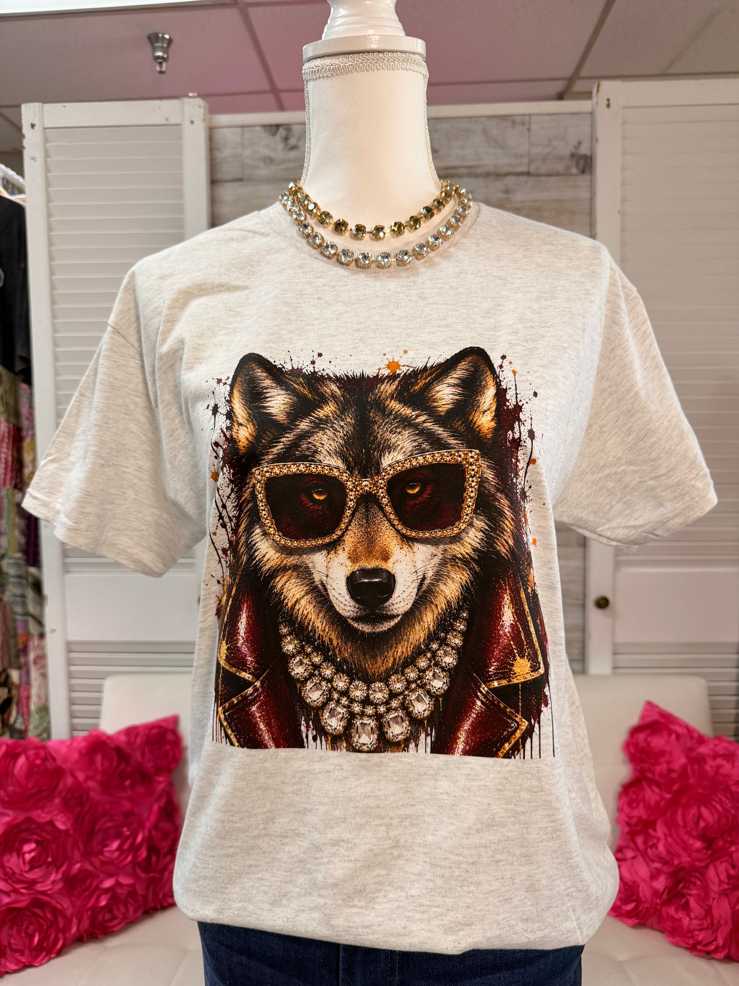 Game Day Custom Shirts with Glitz and Glam Print