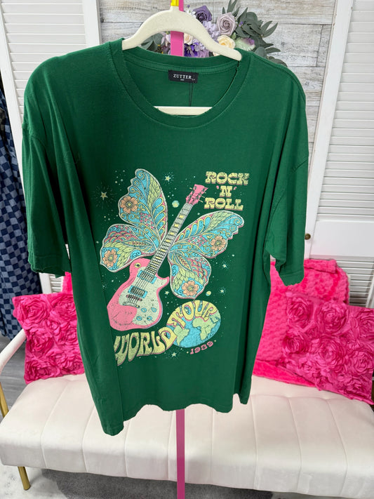 Rock and Roll butterfly oversized Zutter