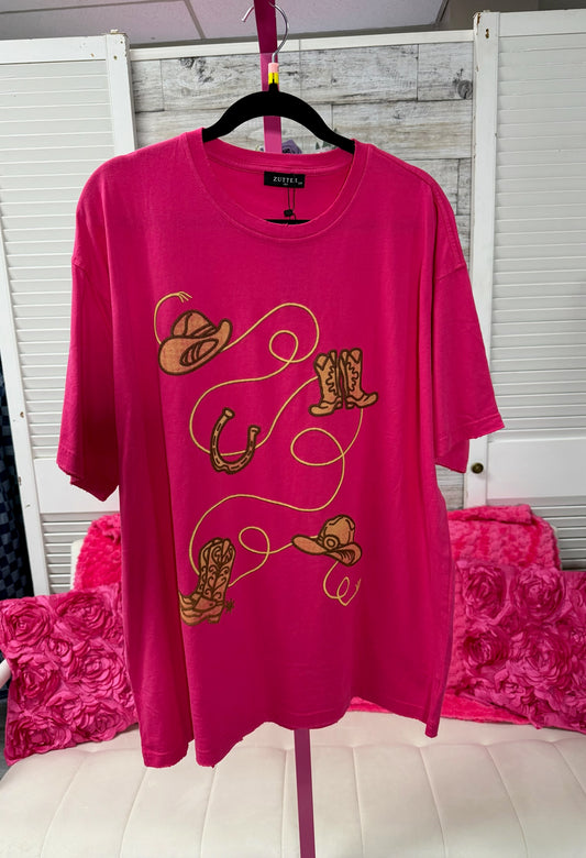 Western graphic oversized Zutter