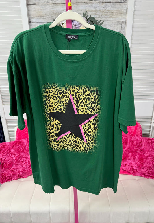 Leopard Star Oversized Zutter