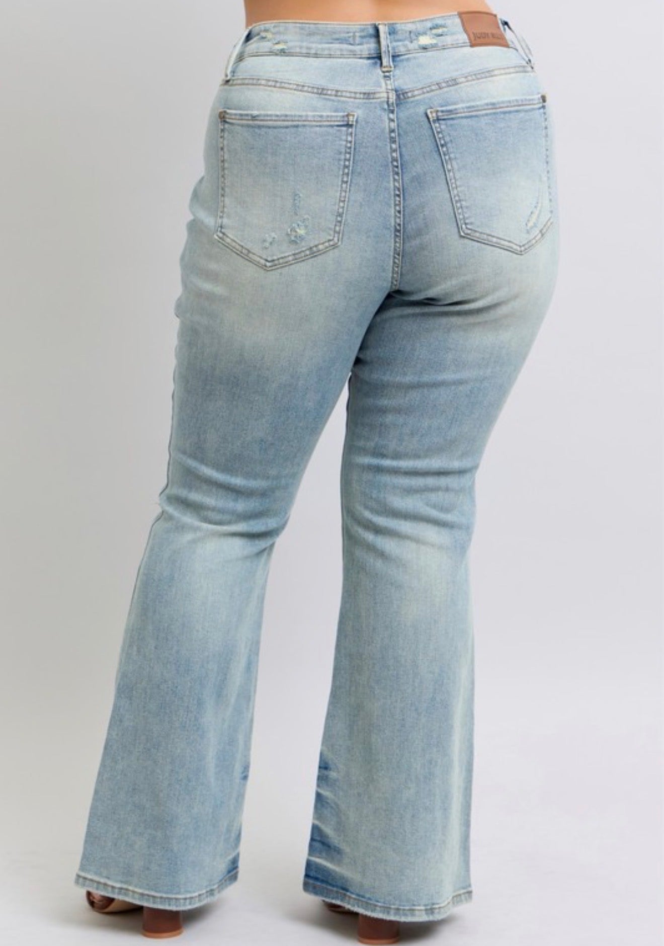Tinted pin tack detail flare Judy Blue