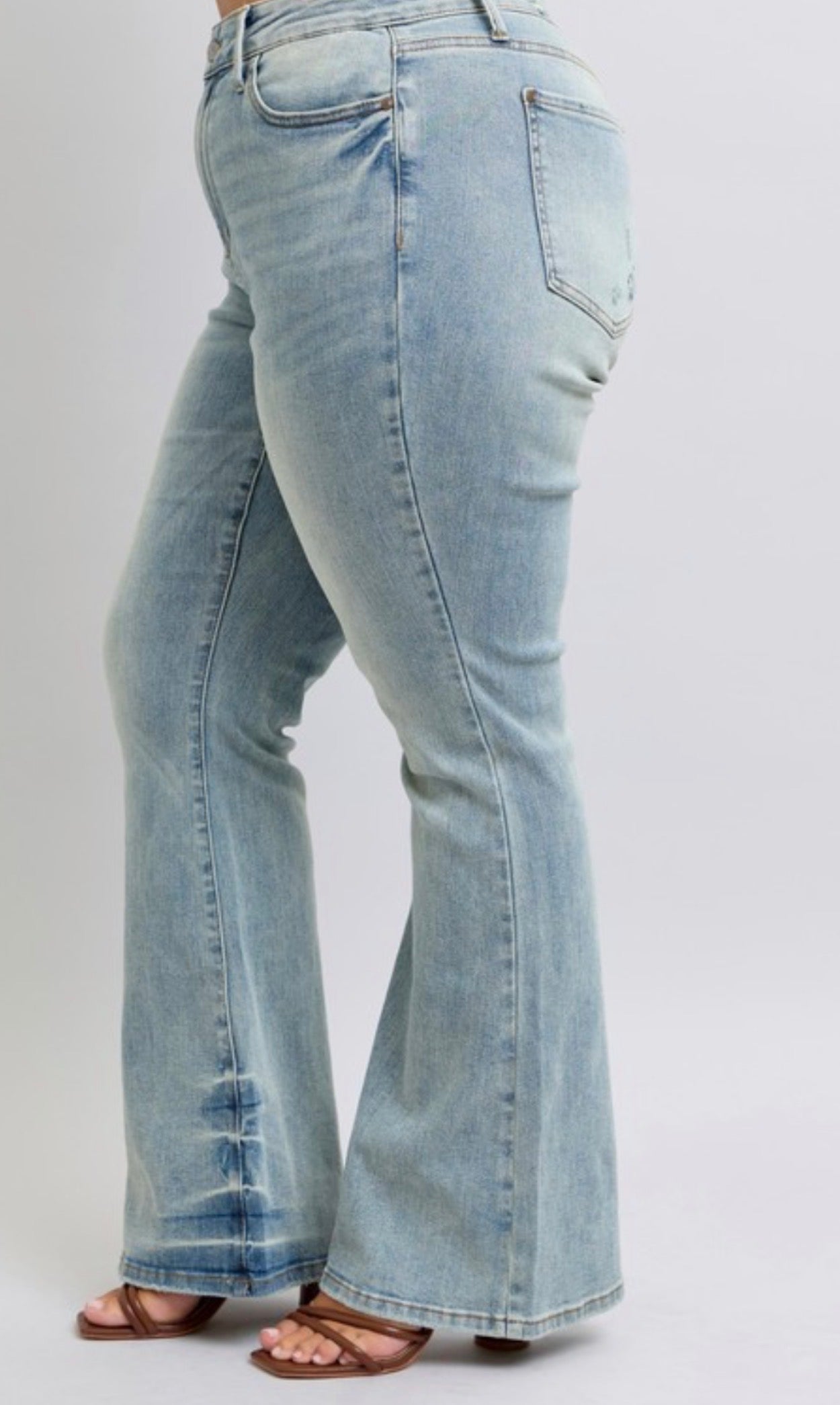 Tinted pin tack detail flare Judy Blue