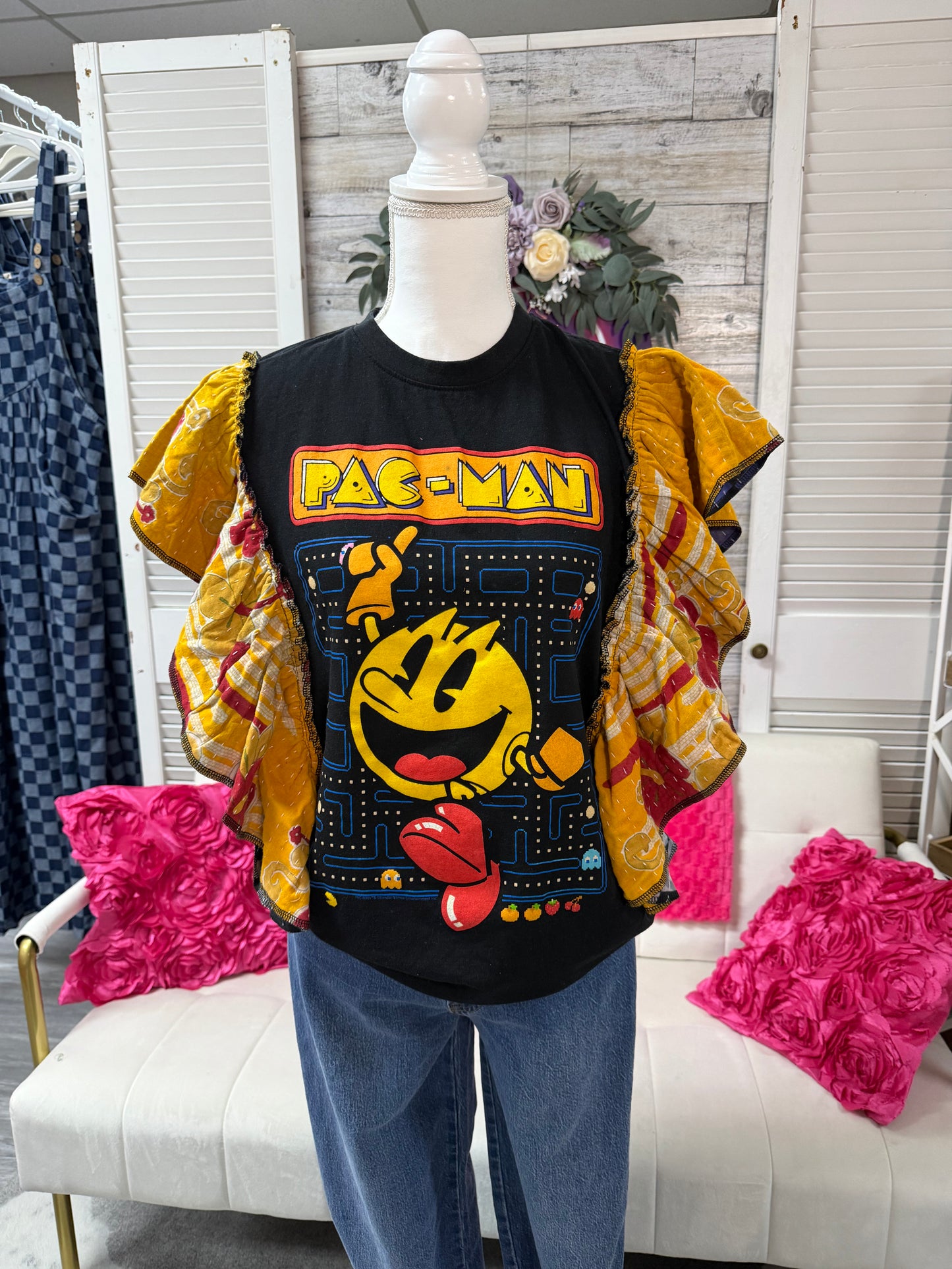 One of a kind ruffle shirt