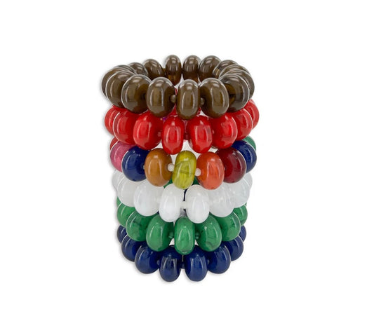 Festive glow chunky bead bracelet