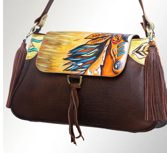 American Darlings crossbody hand painted