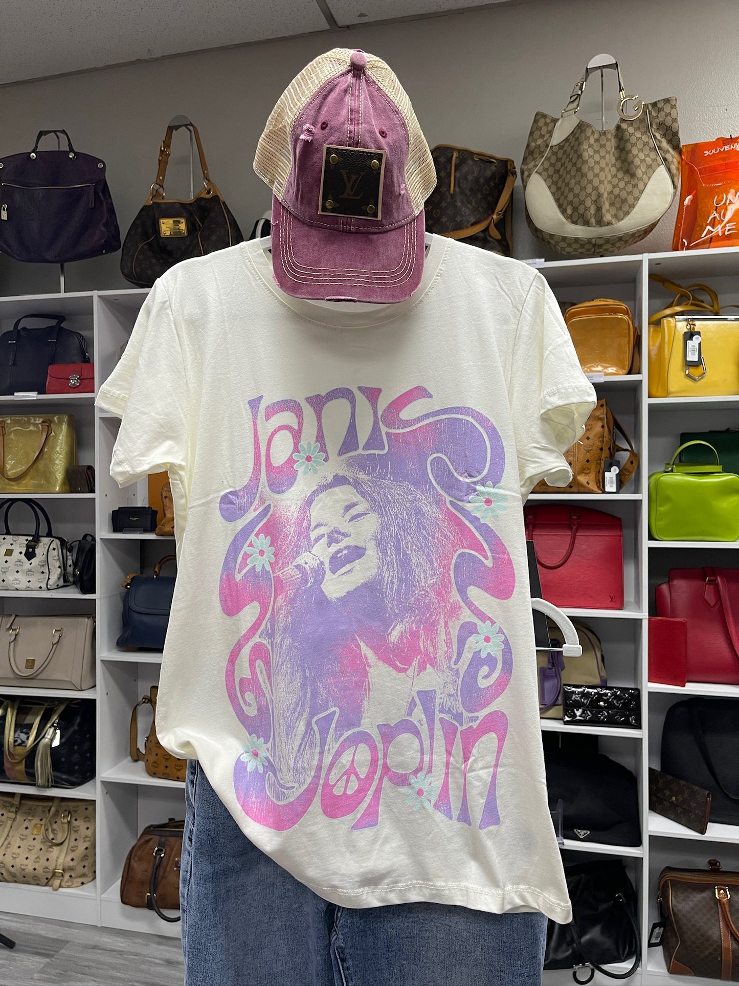 Janis Joplin oversized tee Prince Peter