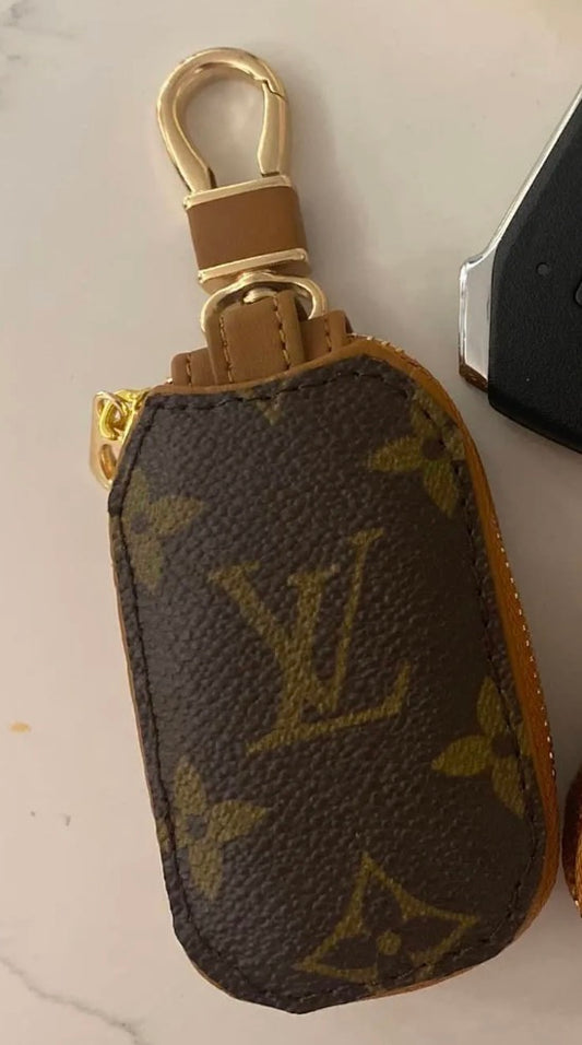 up cycled key fob holder