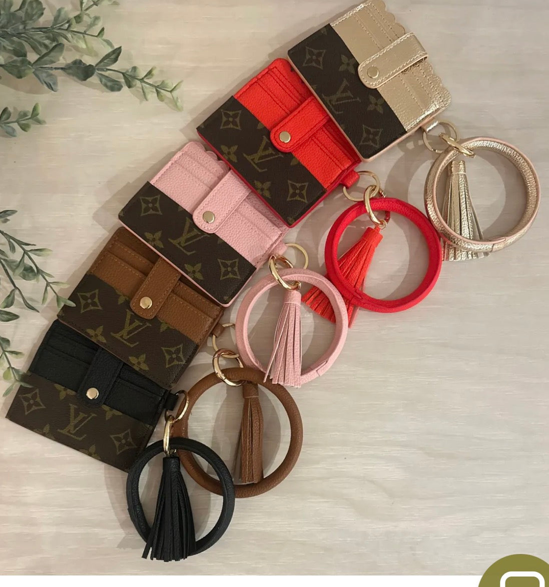Upcycled Bangle Wallet LV