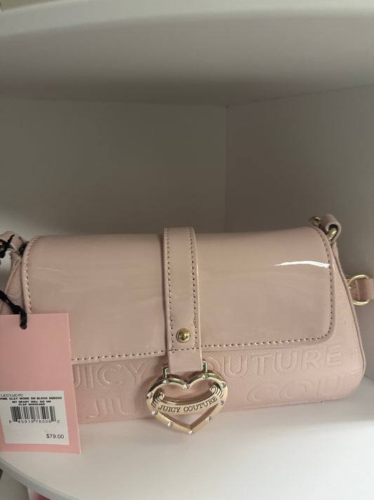 Pink clay word embossed Juicy Couture MSRP 79.00