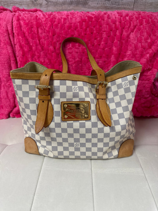 LV Damier Azur Hampstead MM preloved #146