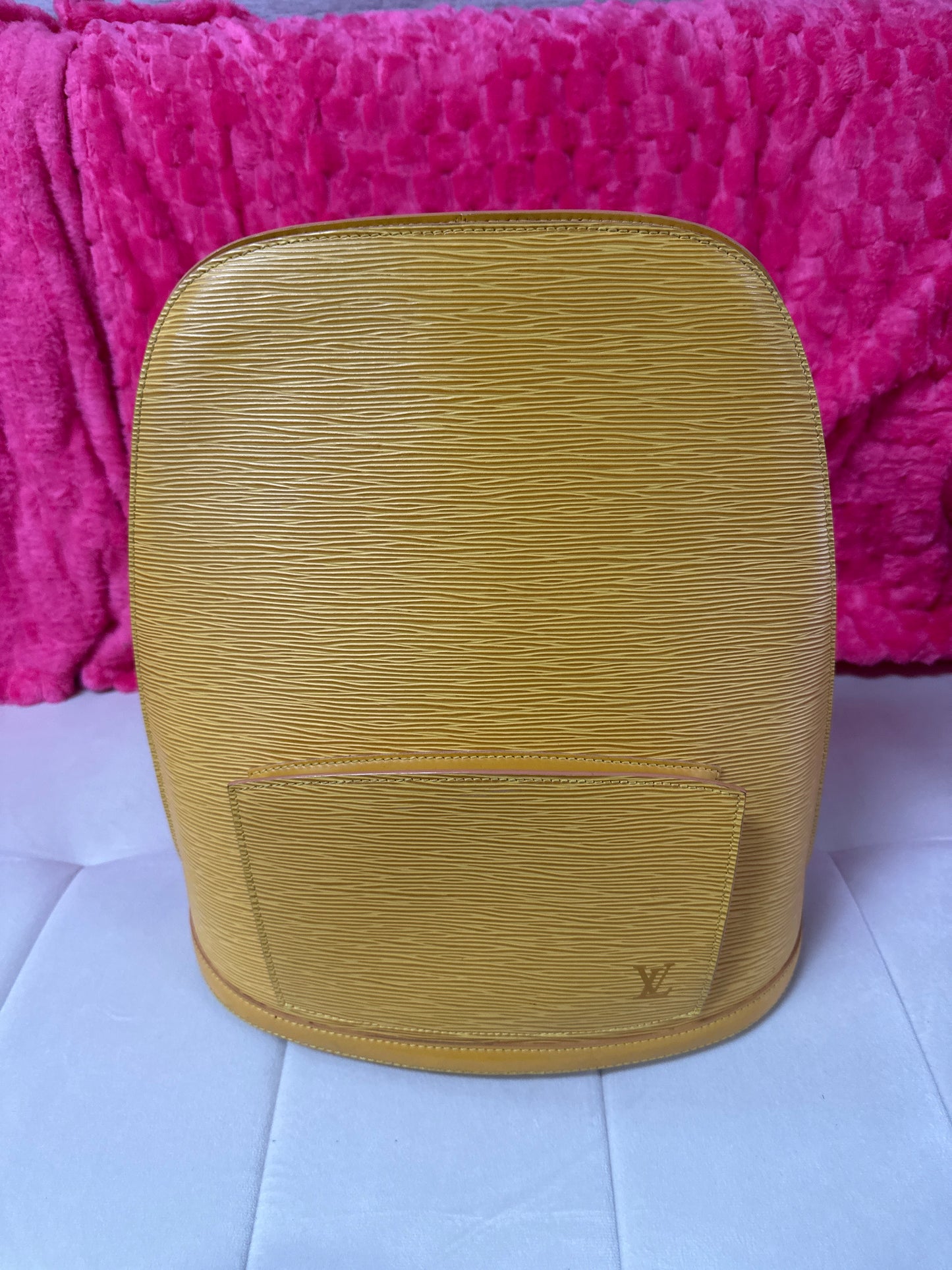 LV epi backpack yellow #74